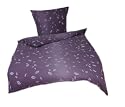 Kinzler B-02409/132 Bettw&auml;sche Alexandria All Over / Mikrofaser - Flanell / 80 x 80 + 135 x 200 cm / lila