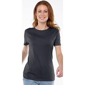 Misses Liz Claiborne Crew Neck T-Shirt