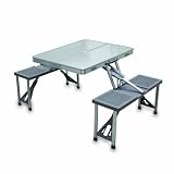 Picnic Time Portable Folding Table with Aluminum Frame