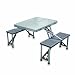 Picnic Time Portable Folding Table with Aluminum Frame