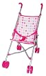 Baby Doll Strollers-Pretty Pink Baby Doll Stroller For Dolls