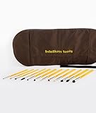 Bdellium Tools Professional Antibacterial Makeup Studio Line Eyes 12pc. Brush Set with Roll-Up Pouch