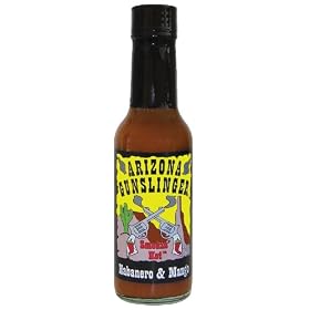 Arizona Gunslingers Habanero and Mango Pepper Sauce by 