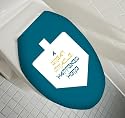 Jewish Hanukkah Toilet Lid Cover - A Great Miracle Happened Here