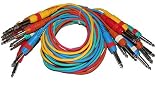 1/4 TRS Patch Cable 10 Pack - 5 Feet