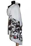Oopa Baby Pique Sling Offwhite Bold Black and White Floral Lined Pique