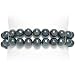 HinsonGayle Double Strand 8-9mm Black Baroque Pearl Bracelet