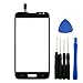 PhonePlus® Black Outer Front Touch Screen Digitizer Glass Panel Replacement for LG Optimus L70 D320 MS323 D321 with Tools