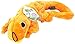 goDog Amphibianz Tough Plush Extra Large Dog Toy with Chew Guard Technology, Salamander