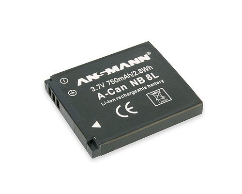Ansmann 5044843 A-Can NB8L Li-Ion Digitalkamera Ersatzakku 3,6V / 740mAh f&uuml;r Canon Digital Preisvergleich