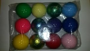 Multi Color Golf Balls (1 Dozen)