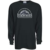 Reebok Colorado Rockies Black Thermal Long Sleeve Top