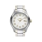 Timex T2K671 Men's Indiglo two Tone Stainless Steel Watch
