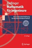 Mathematik f&uuml;r Ingenieure: Eine anschauliche Einf&uuml;hrung f&uuml;r das praxisorientierte Studium (Springer-Lehrbuch) - Thomas Rie&szlig;inger