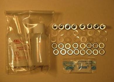Xbox 360 Repair Kit XCLAMP 3 Red Light Fix X-Clamp RROD Red Ring w/ Hardware Thermal Paste and Premium Citrus CPU/GPU Heatsink cleaning kit (No tools included)