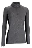 41wZhaV3otL. SL160  Trekmates Womens Zip Top Bamboo Base Layer