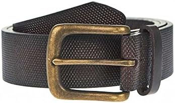 Mens Brown All Over Textured Belt Brown XL