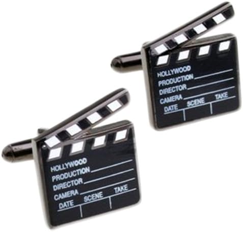 Hollywood Movie Cufflinks for Men - Movie Theater Amateur Gift