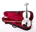 4/4 Full Size Violin in White With Case and Rosin