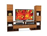 Sonax TS-1486 Contemporary Eternity Walnut Entertainment Unit