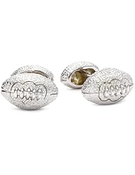 ROTENIER "Novelty" Sterling Silver Footballs Cufflinks