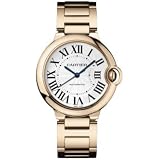 NEW CARTIER BALLON BLEU UNISEX GOLD WATCH W69004Z2 by Cartier