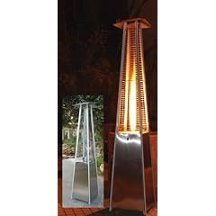 Activa Cheops Edelstahl Pyramidenheizer Heizstrahler Terrassenstrahler Heizpilz