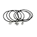 Twilight New Moon "Edward 2" Jelly Bangle Bracelet with Charms