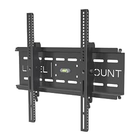 Tilting LCD & Plasma TV Wall Bracket, Perfect for Samsung 26",32",37",42" 50" TV Screens, Super Low Profile with Integrated Bubble Level