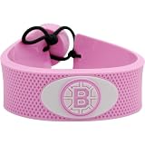 Boston Bruins NHL Pink Hockey Bracelet