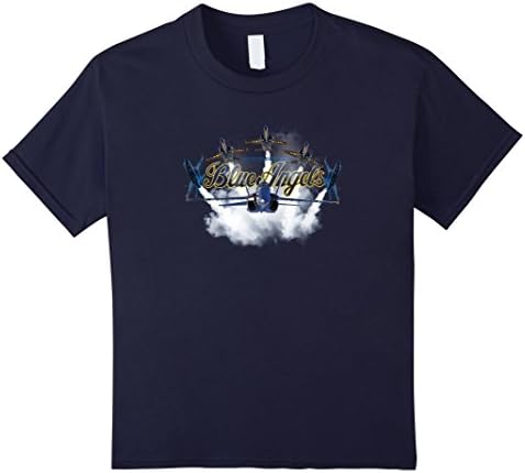 Kids Blue Angels T-Shirt Navy Kids Women Boys Youth Gifts Plane 12 Navy