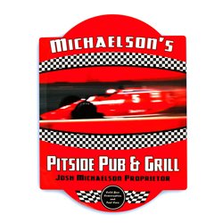 Race Car Bar Sign