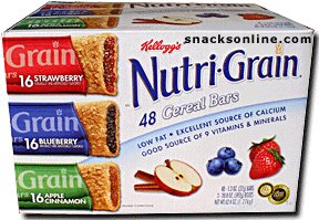 Kellogg's Nutri-Grain Cereal Bars Variety Pack 48/1.3 Oz (3 Flavors)