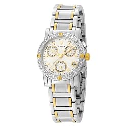 Bulova Womens 98r98 Diamond Chronograph 2