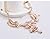 Snowman Lee Modern Abstract Art Style Mirror Finish Figaro Chain Pendant Statement Necklace