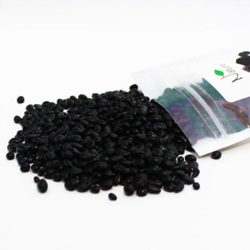Nature Aquarium Polished Glass Gravel - Black Glass Gravel 8 oz. Small