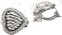 Trendy Designer Inspired Clip On Heart Earrings with Austrian Crystals