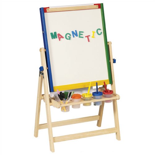 Childrens Toyshop  Toys : Guidecraft G51085 4-In-1 Flipping Floor Easel