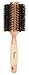 Creative Hair Brushes Classic Round Boar Bristle Sustainable Wood, XXX- Large 3.5