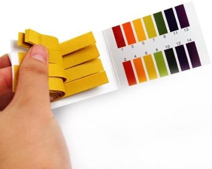 Wise Will 5 Packs PH 1-14 Test Paper Litmus Strips Tester, 80pcs Per Pack