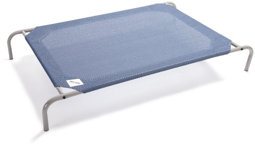 Coolaroo Elevated Pet Bed, Large, Cadet Blue