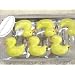 Yellow Ducky Hand-Painted Resin Shower Curtain Hooks