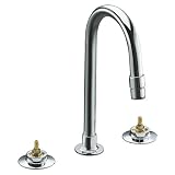 Buy KOHLER K-7304-KE-CP Triton Widespread Lavatory Faucet with Rigid Connections and... by Kohler