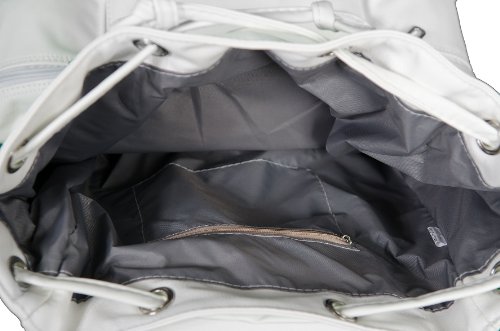 White PU Leather-like Material Backpack School Bag GREAT QULAITY! Look Real COOL ! White PU Leather-like Material Backpack School Bag GREAT QULAITY! Look Real COOL !