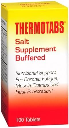 THERMOTABS Salt Supplement Buffered Tablets 100 Tablets(PACK OF 2)