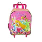 Disney Princess Toddler Rolling Wheeled Backpack for 2-5 Years Old