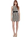 Maxandcleo Womens Seamed Houndstooth Dress