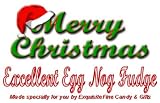 Merry Christmas Hat Excellent Egg Nog Fudge