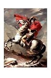 Napoleon Crossing the St. Bernard Pass, c.1801 Art Poster Print by Jacques-Louis David, 24x36