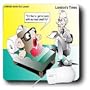 Londons Times Health and Vanity Trends Cartoons - Mr Potato Head In Therapy - Mouse Pads